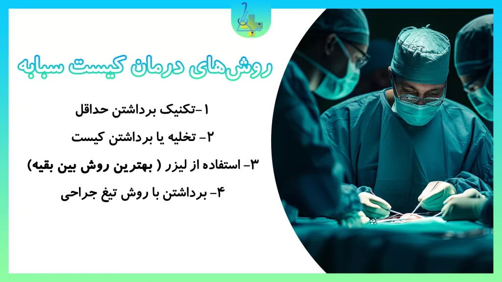 روشهای درمان کیست سباسه کدامند؟